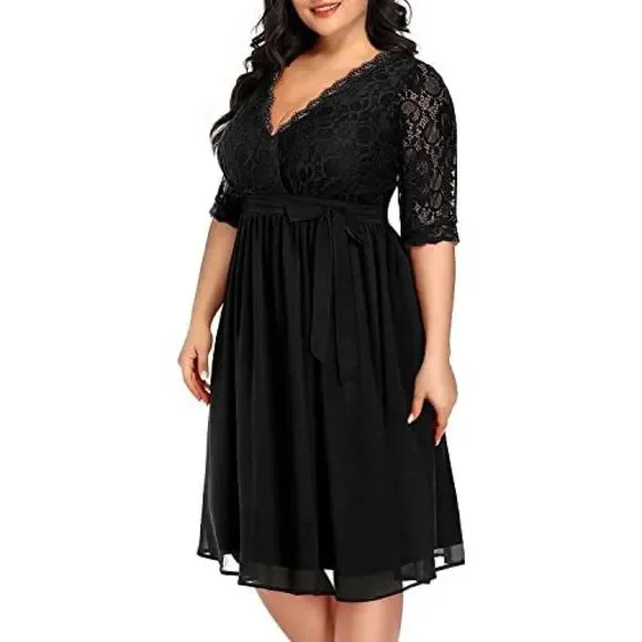 sachin and babi light blue dress womens plus size sequin dresses v neck party cocktail